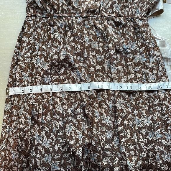 Vintage Willy’s Influence pleated Autumn pattern midi dress - Picture 9 of 9